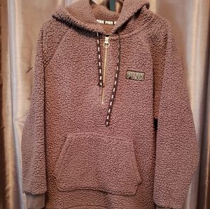PINK Victoria's Secret Sherpa Hoodie